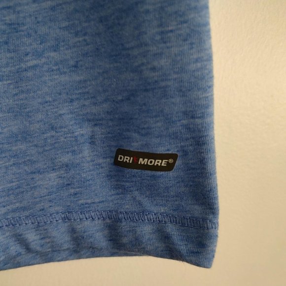 Danskin Now "Strong and Fierce" Large Blue Short sleeve t-shirt - Picture 4 of 5